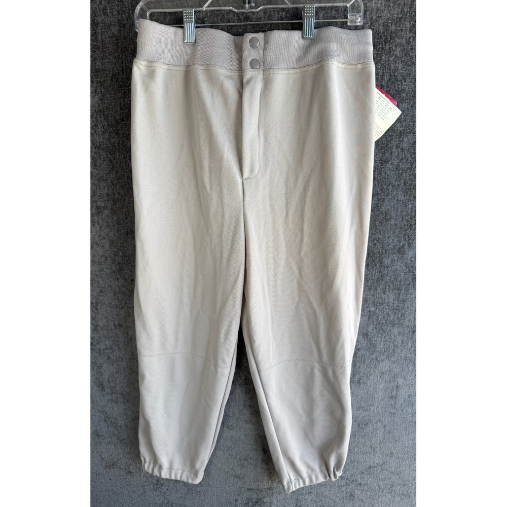Vintage Bike L600 Women Baseball Pants Gray NWT Made in USA Softball Knickers XL